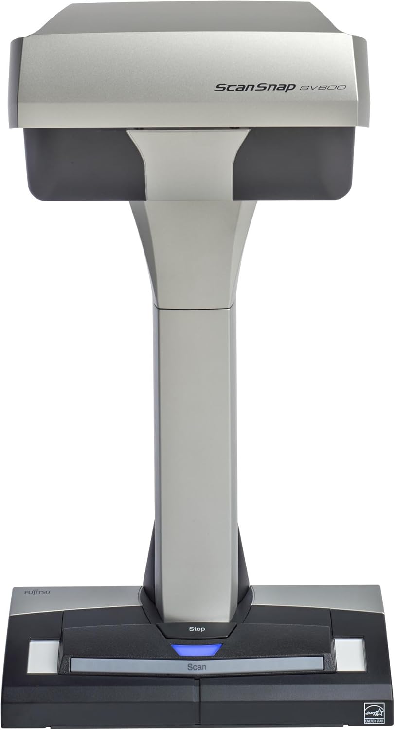 ScanSnap SV600 Overhead Book and Document Scanner, Black