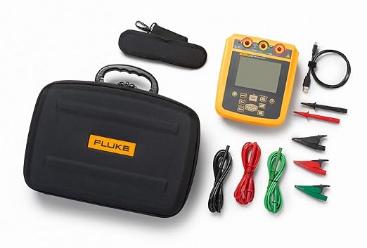 Fluke 1537, Insulation Tester, for Frontline Industrial and Electrical Insulation Testing, Test Voltages from 250 V to 2500 V and Resistance Measurements up to 500 GΩ