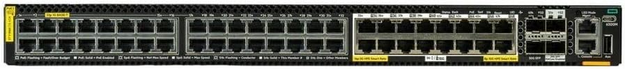 Aruba CX 6300M 32p 1G 16p SmtRt 5G Class8 PoE 2p SFP56 50G 2p SFP28 25G MACsec Switch