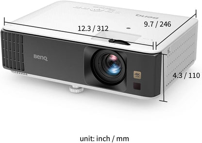 BenQ TK700 | 4K Gaming Projector w/ HDMI 2.0 | 16ms lag time @ 4K w/ Enhanced Black Details | 3200 Lumens
