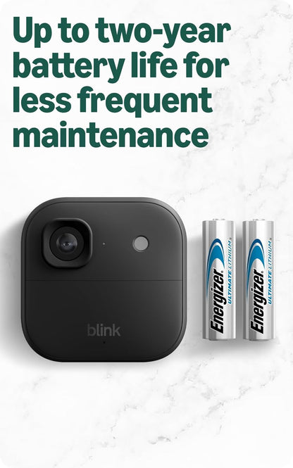 Blink Outdoor 2K+ (newest model) — Wireless smart security camera, 3 Camera System