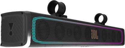 JBL RallyBar XL - 35" Bluetooth Universal Outdoor Vehicle Soundbar with Built-in 300w RMS Amplifier, LED Lights, IP66 Water & Dust Resistant, Black