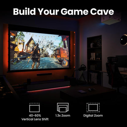 BenQ X3100i True 4K UHD 4LED Gaming Projector, 3300 ANSI Lumens, 4.2ms 1080p 240Hz