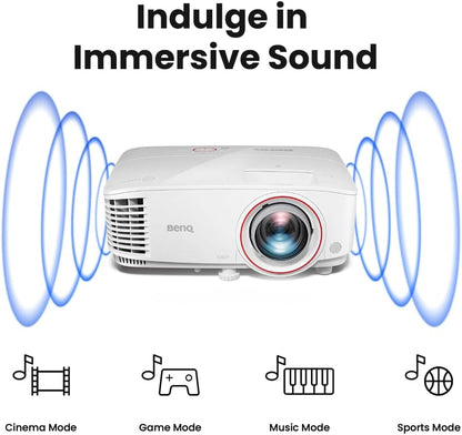 BenQ TH671ST | 1080p Short Throw Gaming Projector |Mode for Intense Low Input Lag Action | 3000 Lumens