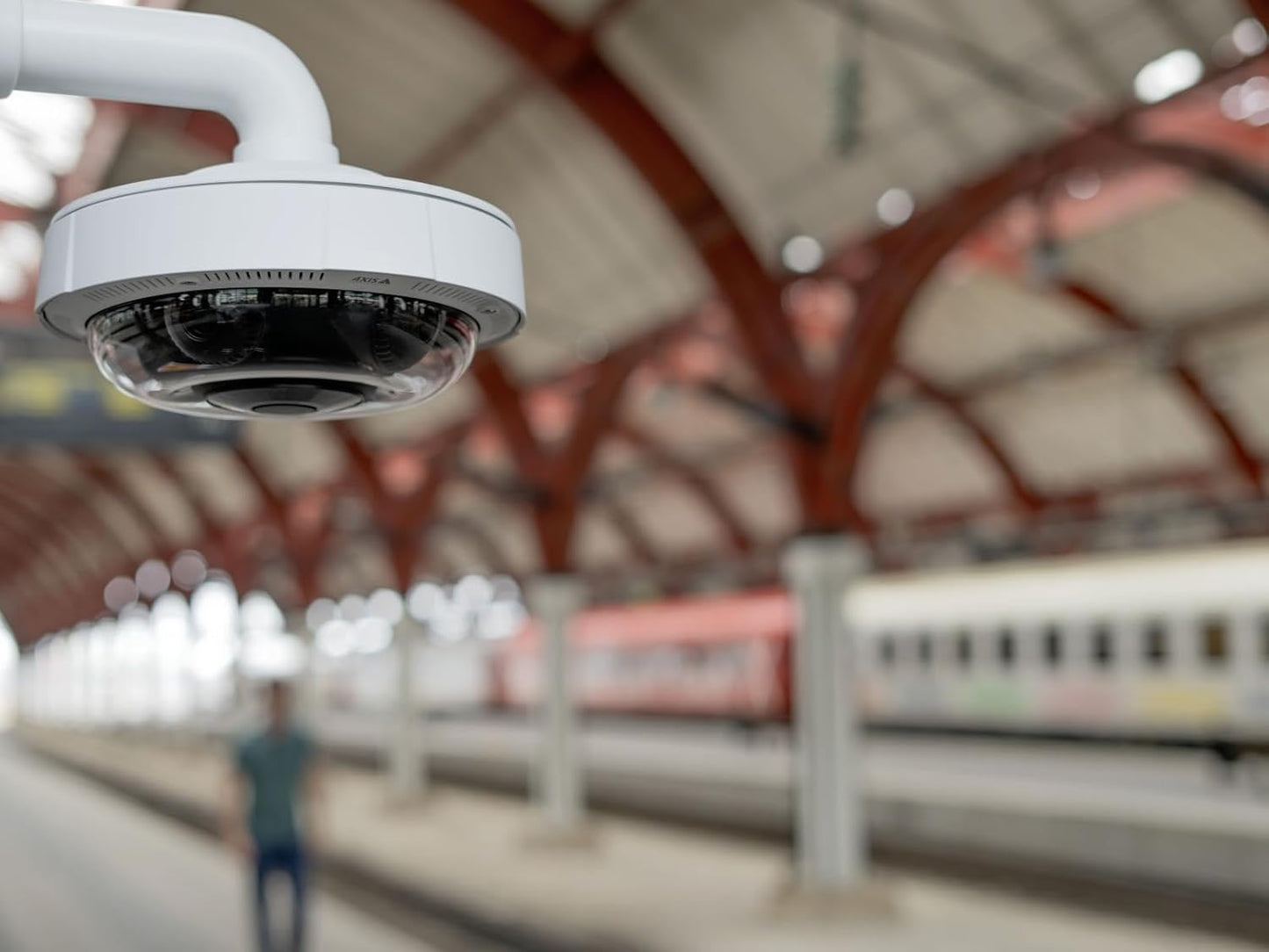 Axis P3738-PLE Multisensor Panoramic Camera, 4x4K Video Resolution, Indoor and Outdoor Use, 32 MP, IR LED Motion Alert