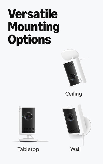 Ring Indoor Cam Plus (newest model), Home or business security Camera