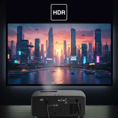 Optoma UHZ58LV - 4K UHD, 3000 Lumens, HDR10+, Laser, Compact Home Theater Projector, 3000 Lumens, Compact