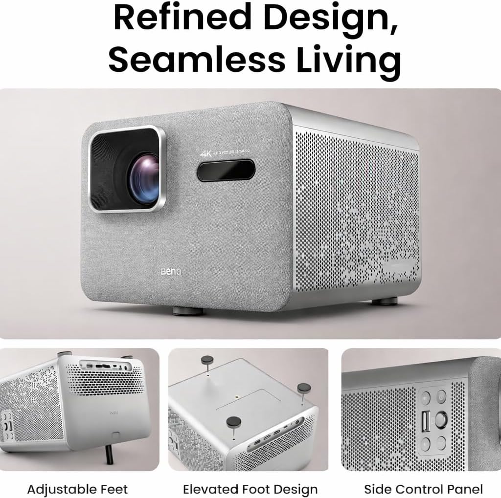 BenQ TK705i 4K HDR Home Entertainment Projector | 3000 Lumens, Google TV Built-In, 16 ms Low Lag, HDR10/HLG