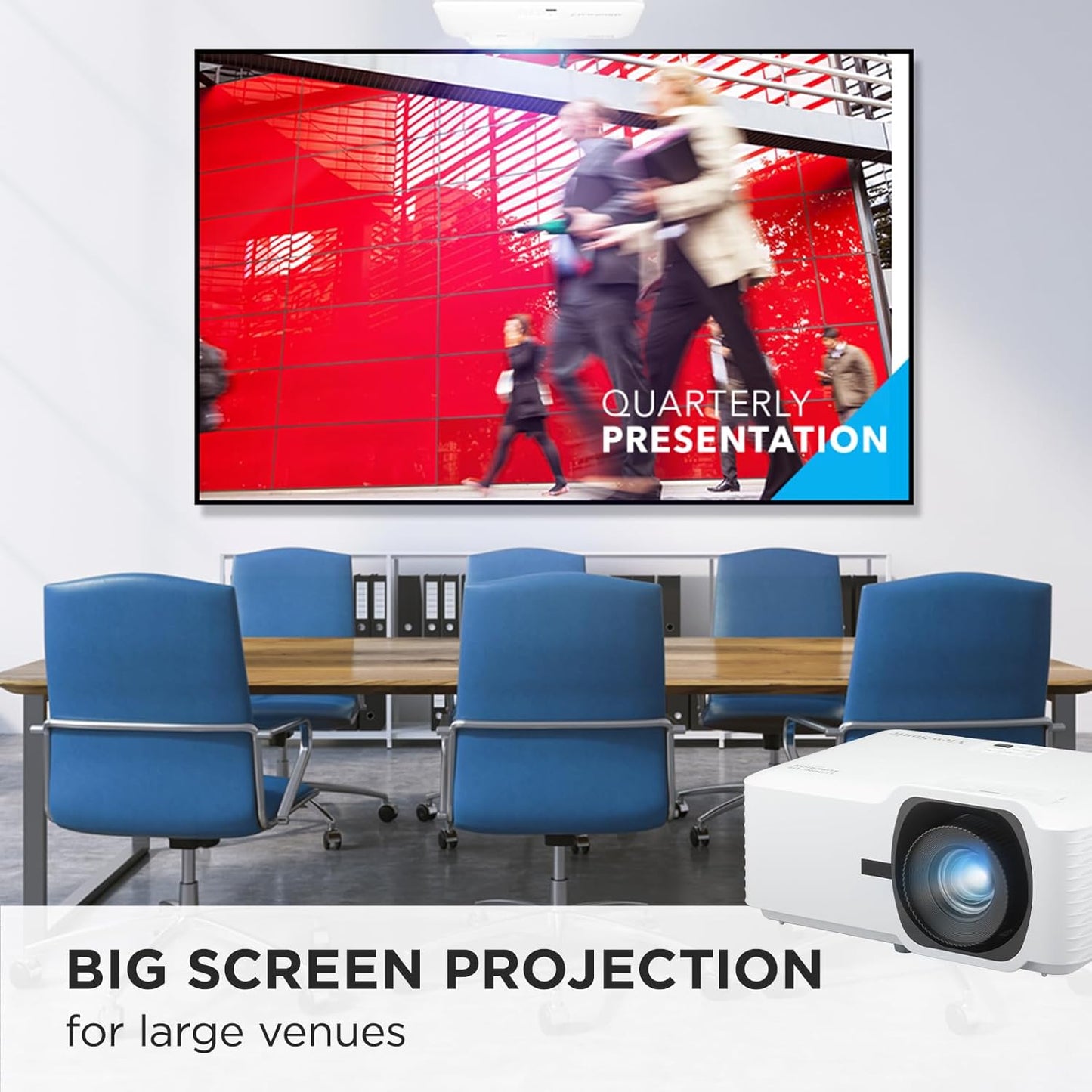 ViewSonic LS741HD 5000 Lumens 1080p Laser Projector with H/V Keystone, 4 Corner Adjustment, 360 Degree Projection