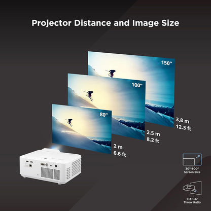 ViewSonic LX700-4K 3500 Lumens 4K Laser Projector, 240Hz and 4.2ms for Smooth Home Entertainment, 1.36x Optical Zoom