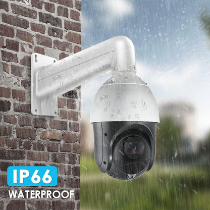 HIK-Tech US 4MP 4-inch 25x Network IR PTZ Outdoor Dome Camera DS-2DE4425IW-DE