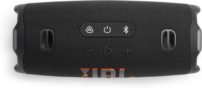 JBL Charge 6 - Portable Waterproof & Drop-Proof Bluetooth Speaker, Bold JBL Pro Sound with AI Sound Boost, 28Hrs of Playtime, Built-in powerbank & Comes with a Sturdy/Removable Carrying Strap (Black)