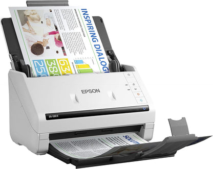 Epson DS-530 II Color Duplex Document Scanner for PC and Mac with Sheet-fed Auto Doc Feeder (ADF)