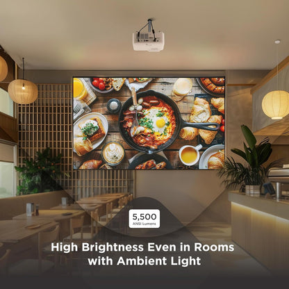 ViewSonic LX700-4K 3500 Lumens 4K Laser Projector, 240Hz and 4.2ms for Smooth Home Entertainment, 1.36x Optical Zoom