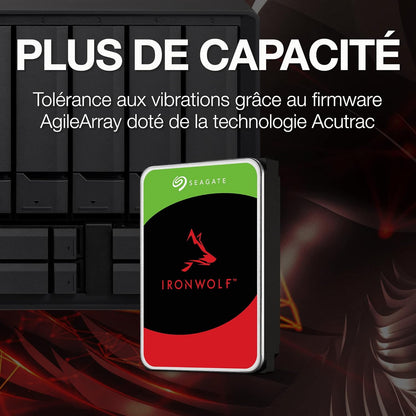 Seagate IronWolf 12TB NAS Internal Hard Drive HDD – CMR 3.5 Inch SATA 6Gb/s 7200 RPM 256MB Cache for RAID Network Attached Storage (ST12000VNZ008/ST12000VN0008)