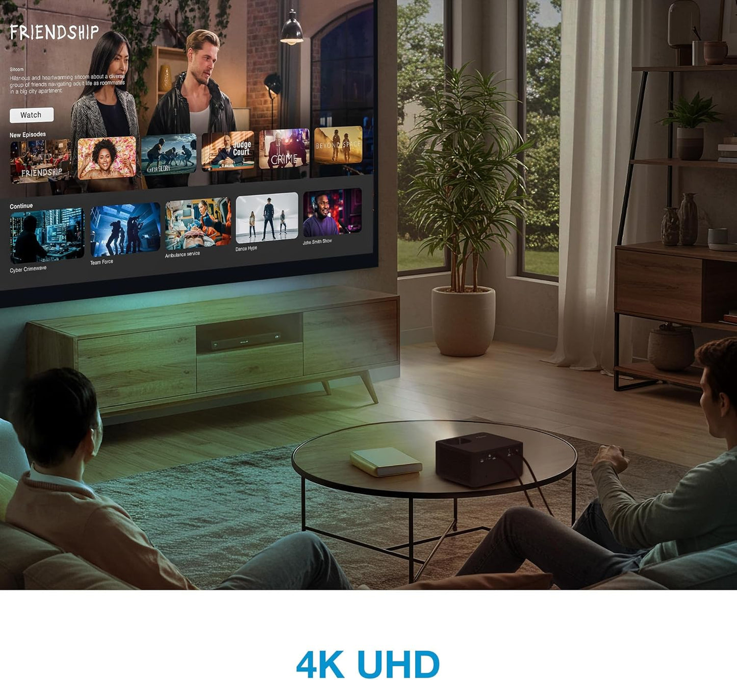 Optoma Photon Life PK32 4K LED Portable Home Entertainment & Gaming Projector