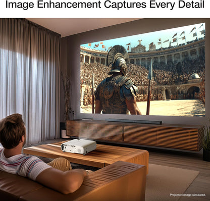Epson EX3290 3-Chip 3LCD WXGA Projector 4000 lumens for both color and white brightness, 2x HDMI, Built-in Speaker