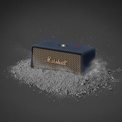Marshall Emberton III Portable Bluetooth Speaker - Rugged Waterproof/Dust-Proof Design | Loud Stereo Sound, Deep Bass | Compact and Wireless for Travel and Outdoors - Midnight Blue