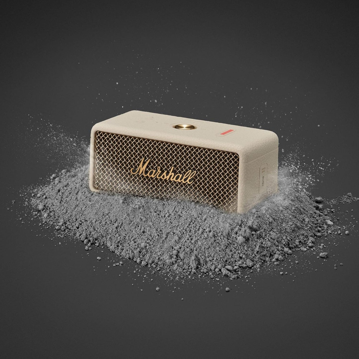 Marshall Emberton III Portable Bluetooth Speaker - Rugged Waterproof/Dust-Proof Design | Loud Stereo Sound, Deep Bass | Compact and Wireless for Travel and Outdoors - Cream