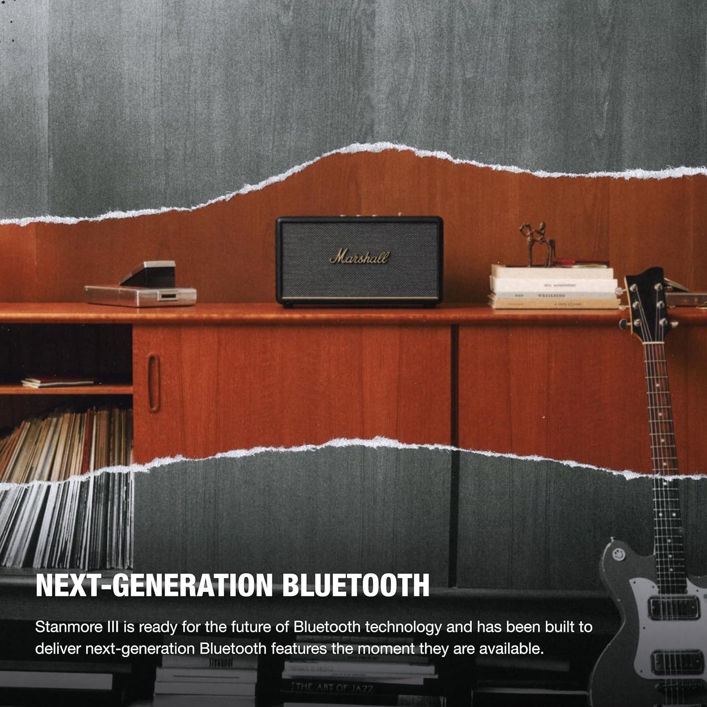 Marshall Stanmore III Bluetooth Home Speaker - Loud Stereo Sound with Bass and Treble Controls | Plug-in Powered