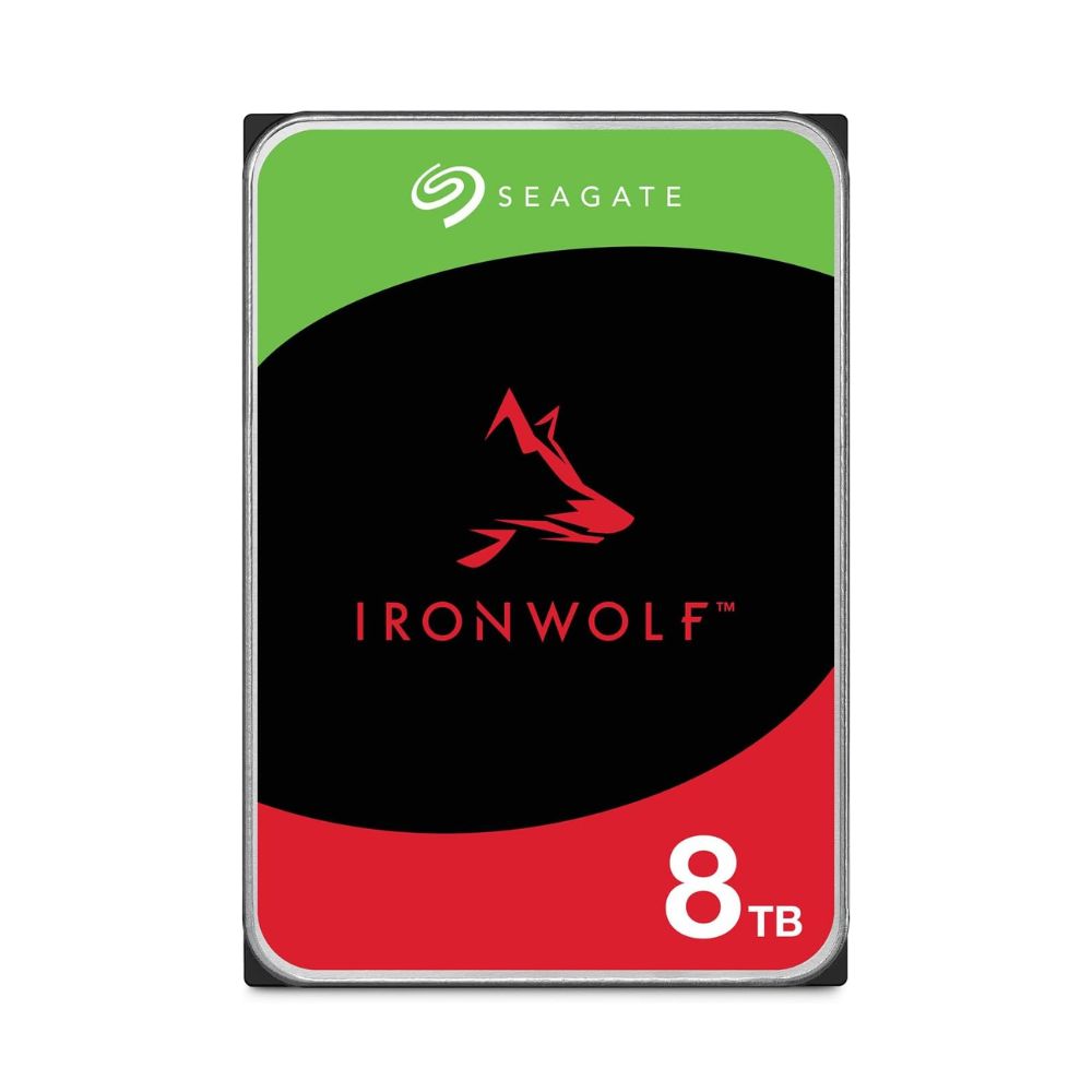Seagate IronWolf 8TB NAS Internal Hard Drive HDD – 3.5 Inch SATA 6Gb/s 7200 RPM 256MB Cache for RAID Network Attached Storage – Frustration Free Packaging (ST8000VNZ04/N004)