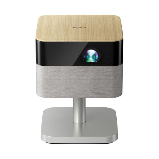 Epson Lifestudio Flex Plus 4K PRO-UHD Portable Lifestyle Projector 1,000 Lumens of Color and White Brightness, Sound by Bose