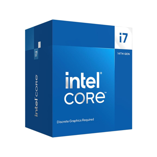 Intel Core i7-14700F Desktop Processor 20 cores (8 P-cores + 12 E-cores) up to 5.4 GHz