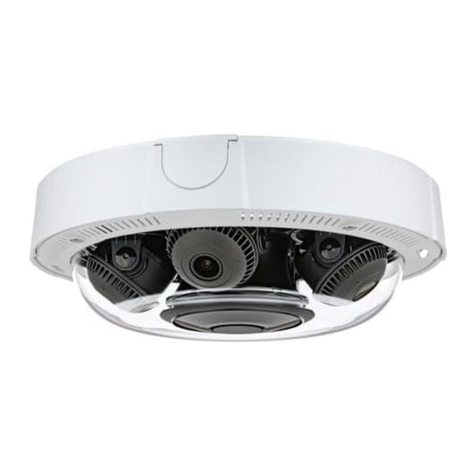 Axis P3738-PLE Multisensor Panoramic Camera, 4x4K Video Resolution, Indoor and Outdoor Use, 32 MP, IR LED Motion Alert
