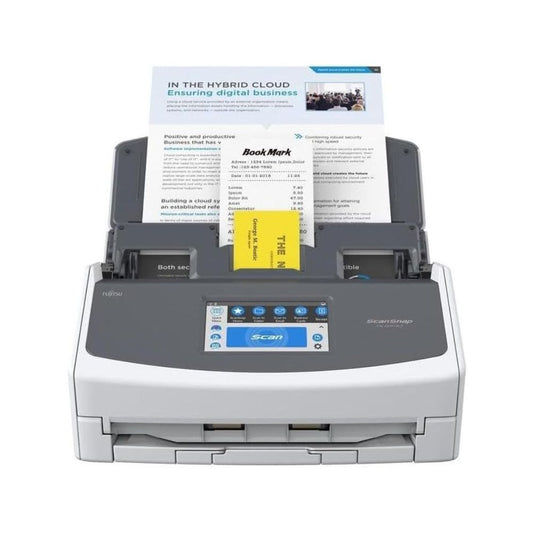 Fujitsu ScanSnap iX1600 ADF Scanner - 600 dpi Optical, White