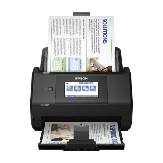 Epson Workforce ES-580W Wireless Color Duplex Tax Receipt & Desktop Document Scanner