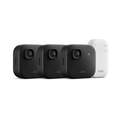 Blink Outdoor 2K+ (newest model) — Wireless smart security camera, 3 Camera System