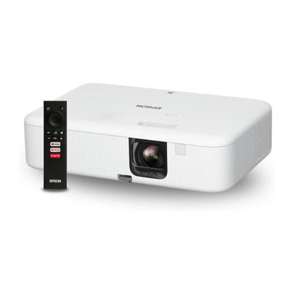 Epson EpiqVision Flex CO-FH02 Full HD 1080p Smart Streaming Portable Projector 3-Chip 3LCD, 3000 Lumen Color/White Brightness