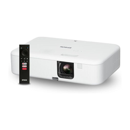 Epson EpiqVision Flex CO-FH02 Full HD 1080p Smart Streaming Portable Projector 3-Chip 3LCD, 3000 Lumen Color/White Brightness