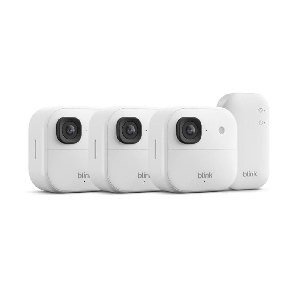 Blink Outdoor 2K+ (newest model) — Wireless smart security camera - 3 Camera System
