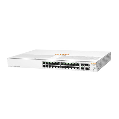 Aruba Instant On 1930 24-Port Gb Ethernet 24xGE PoE (195W), 4X 1G/10G SFP+, L2+ Smart Switch US Cord (JL683A#ABA)