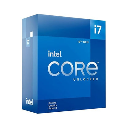 Intel® Core™ i7-12700KF Desktop Processor 12 (8P+4E) Cores up to 5.0 GHz Unlocked LGA1700 600 Series Chipset 125W