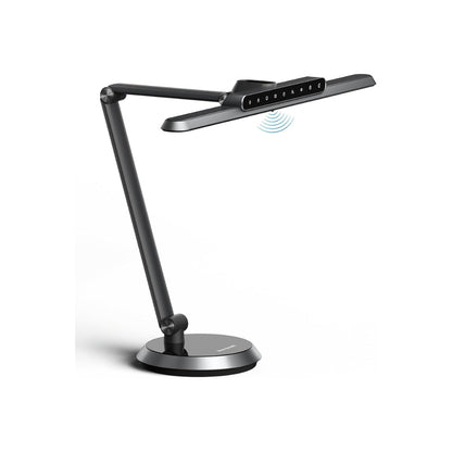 Honeywell Desk Lamp for Home Office, H9 Sunturalux™ Eye-Caring LED Desk Light, 1000LM Dimmable Desk Lamp with Timer and Auto-Sensing, Adjustable Desk Reading Light or Study, Cumputer, Architect