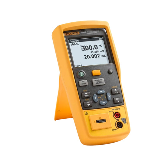 Fluke-714B Thermocouple Calibrator, Yellow/Brown/Black/Red