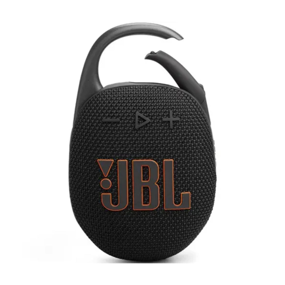 JBL Clip 5 - Ultra-Portable, Waterproof & Dustproof Bluetooth Speaker, Big JBL Pro Sound with Punchy bass, Integrated Carabiner, Up to 12 Hours of Play, Made in Part with Recycled Materials (Black)