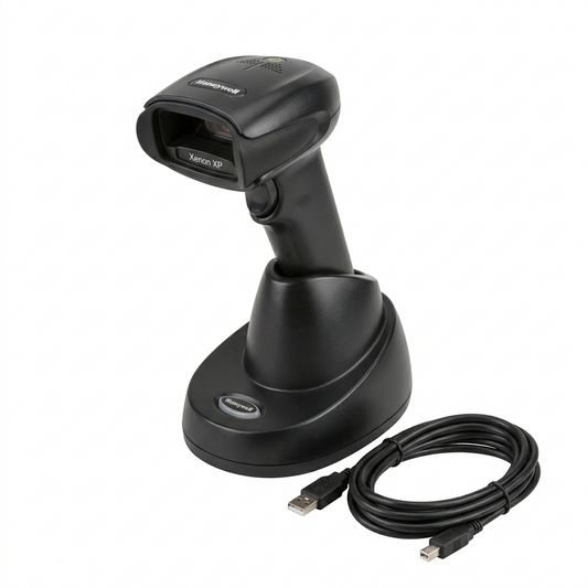 Scanner Honeywell Xenon Extreme Performance (XP) 1952G-HD (High Density) Cordless Barcode/Area-Imaging (2D, 1D, PDF, Postal) Kit, Includes Cradle and USB Cord (CBL-500-300-S00, Type A, 3m/9.8’)