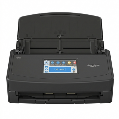 Fujitsu ScanSnap iX1500 Color Duplex Document Scanner with Touch Screen for Mac or PC, Black