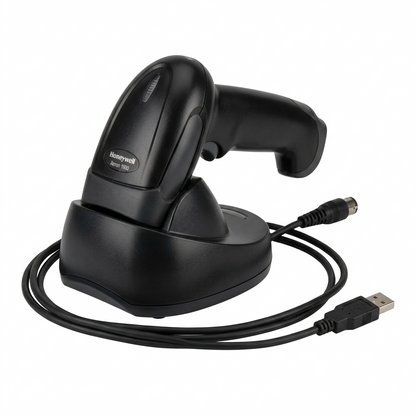 Honeywell 1902GSR-2USB-5 Xenon 1900 Area-Imaging Scanner USB Kit SR Focus Charging and Communication Base and USB Straight Cable - Color Black