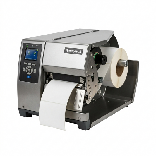 Honeywell PM43A PM43A11000040201 PM43 Industrial Thermal Transfer Label Printer, 4" Print Width, Metal Chassis, Fast Print Speeds, Multi-Interface Connectivity, For Warehouse, Shipping & Manufacturing