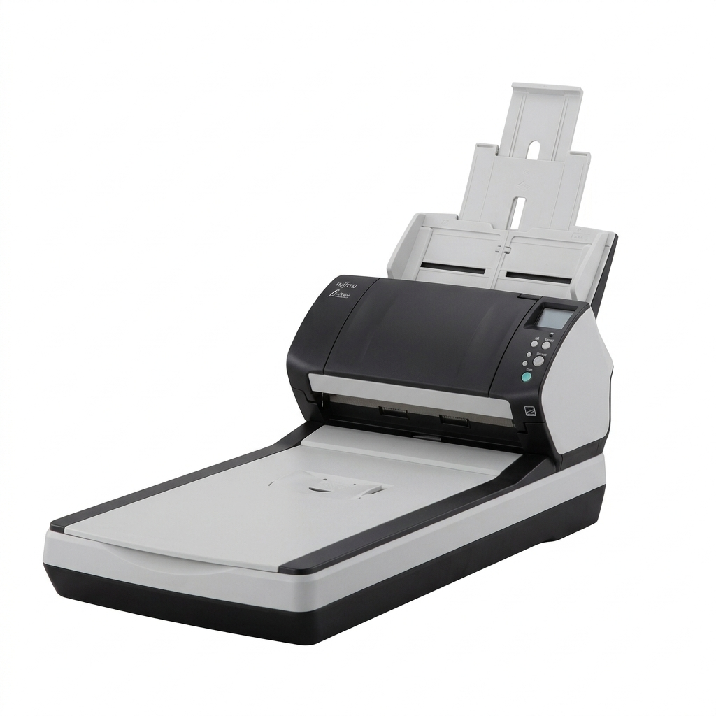 Fujitsu fi-7260 Professional Desktop Color Duplex Document Scanner with Auto Document Feeder (ADF) and Flatbed