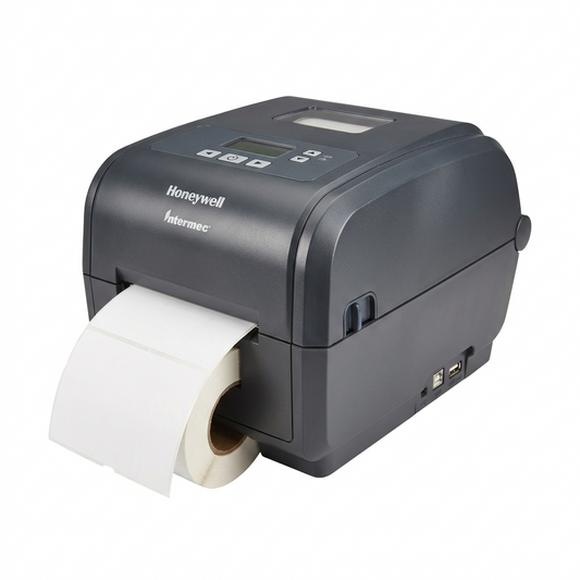 Honeywell Intermec PC43d Desktop Direct Thermal Barcode Label Printer – 4-Inch, 203 dpi, 8 IPS Print Speed, USB & USB Host Interfaces, Real-Time Clock, Compact Industrial Design PC43DA00100201