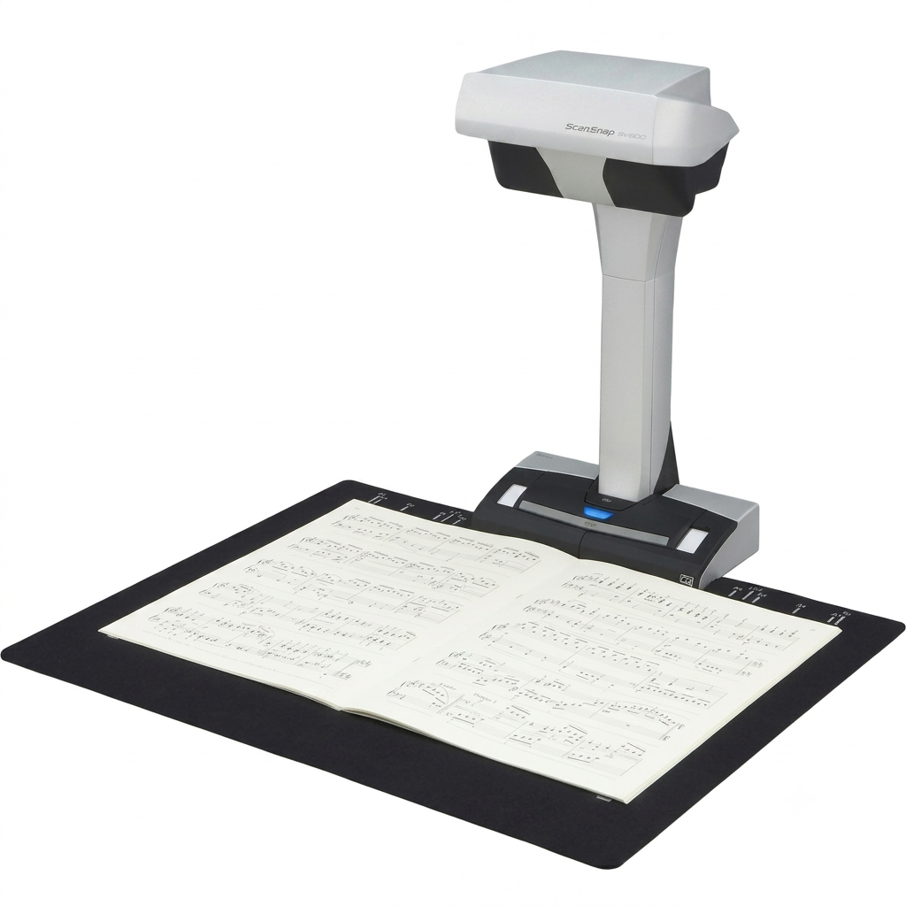 ScanSnap SV600 Overhead Book and Document Scanner, Black