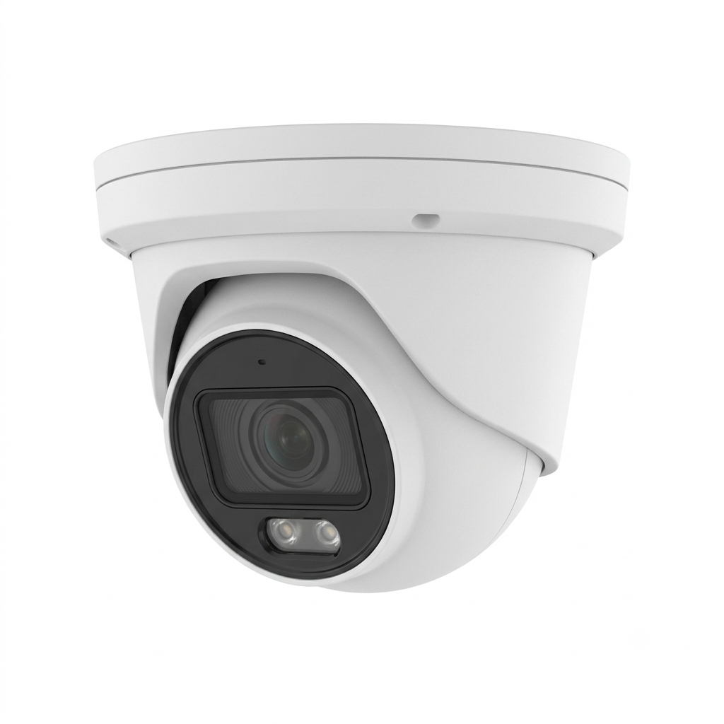 AXIS M3128-LVE 8MP Turret Dome IP Camera, 2.9mm Lens, AI-Powered, White