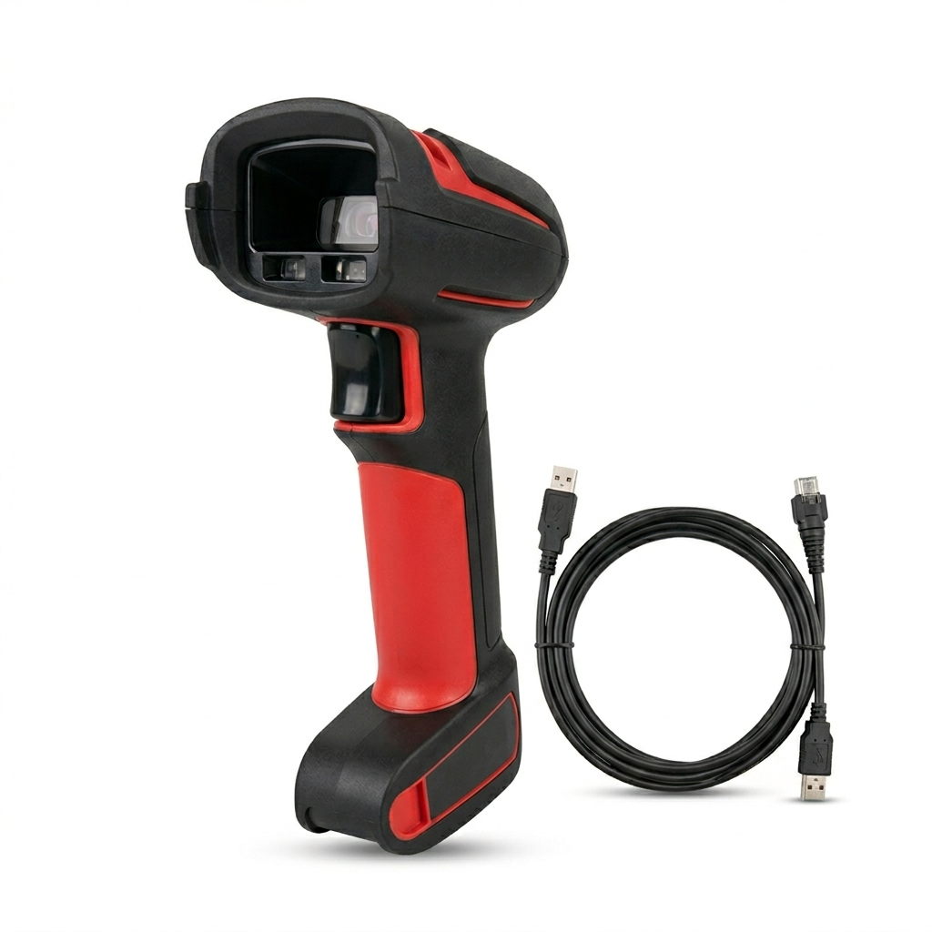 Honeywell Granit 1991i-SR (Standard Range) Ultra-Rugged Industrial-Grade Cordless Bluetooth Barcode Scanner (1D, 2D, QR and PDF) with Industrial-Grade USB Cable (CBL-500-300-S00)