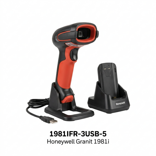 Honeywell Granit 1981i Wireless Industrial-Grade Full-Range Scanner 1981IFR-3USB-5