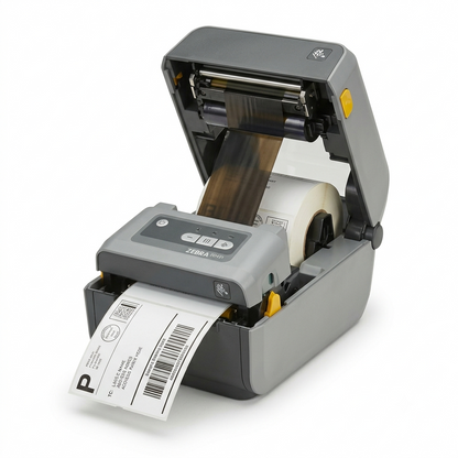 Zebra ZD421 Thermal Shipping Label Printer 4" | 203 DPI | No Ink Required | 4x6 | USB, Ethernet | 2 Year Warranty | Thermal Transfer | Drop Cartridge